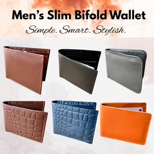 Men’s Bifold Wallet Slim
