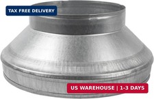 12" to 8" Inch Galvanized