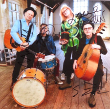 FAIRGROUND ATTRACTION AUTOGRAPHED 8 X 8 PHOTOGRAPH  BY ALL FOUR ORIGINAL MEMBERS