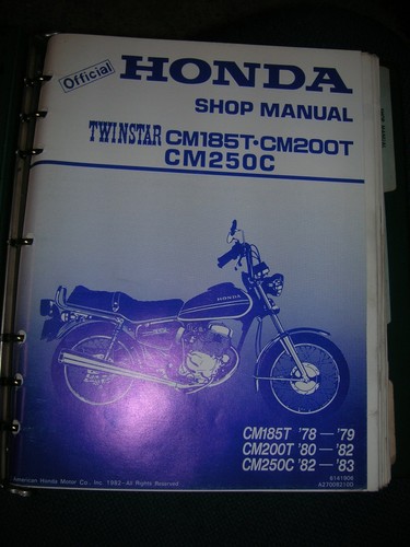 1978 1983 honda cm250c - 1978-1983, shop