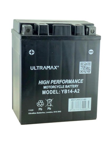 Ultramax battery yb14 - yb14-a2, for