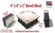 Solid Steel Bench Block 4"