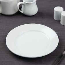 6 x White Melamine Plates -