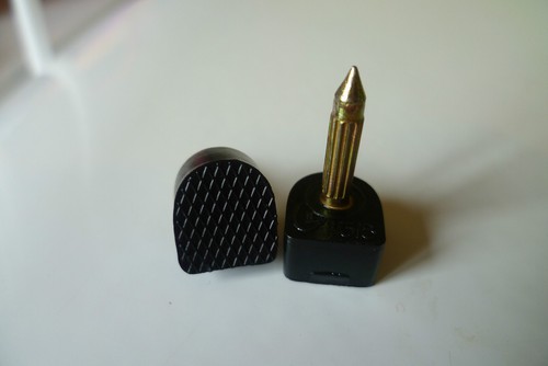 Heel tips brown black 8mm - tips, brown-black
