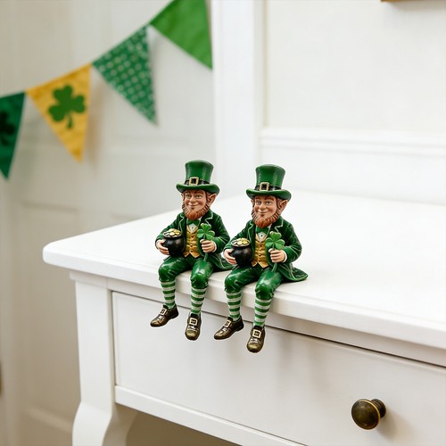 Leprechaun figurine resin - leprechaun,