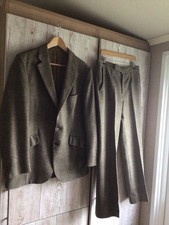 Mens Vintage Moss Green Tweed