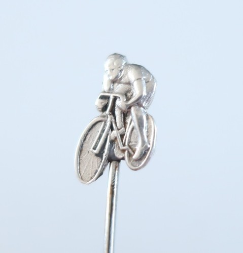 Vintage cyclist stick pin - vintage,