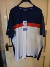 Official England 3 Lions Navy T-Shirt 2XL