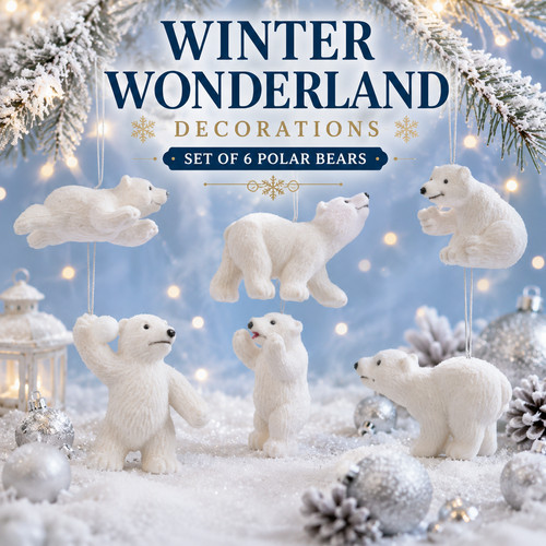 Polar bear christmas - bear,