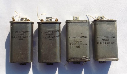 Vintage sprague oil capacitors - vintage,