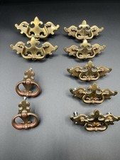 Lot 10 Vintage Brass Drawer