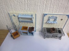 Dolls House Kitchen Furniture Oven Sink Used Kids Toys