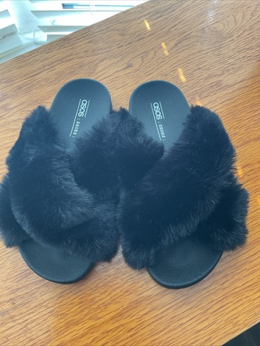 Asos black fluffy cross - asos,