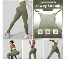 Seamless high waisted yoga - seamless,