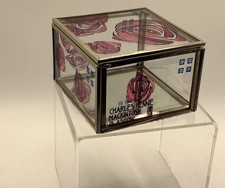 Decorative Stained Glass Mirror Box. Charles Rennie Macintosh.