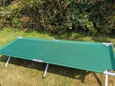 2x Milestone Camping 20260 Deluxe Folding Camping Bed - Green