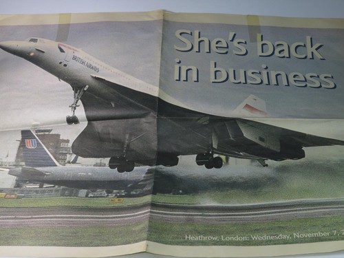Concorde memorabilia she s - ba, she's