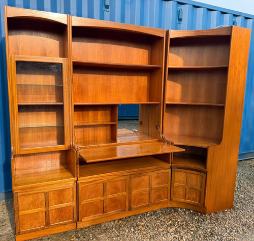 Nathan teak wall units - wall,