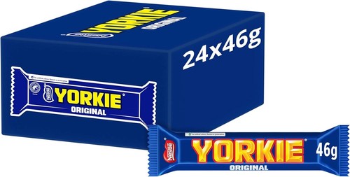 Yorkie milk chocolate bars 24 - yorkie,
