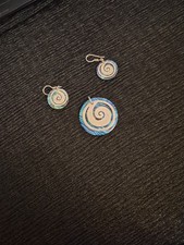 Sterling Silver Abalone Shell