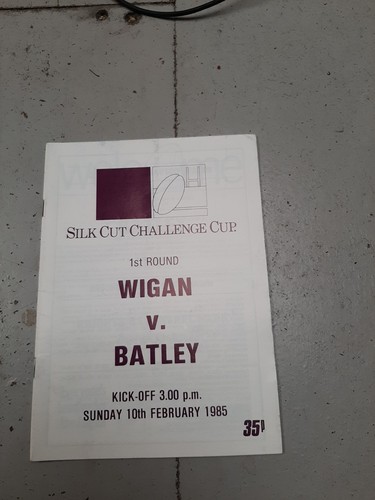Rugby league programme - rugby, league/programme.