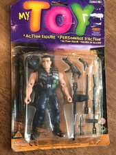 Vintage My Toy Action Figure MT1455 Halsall Army Commando Box Rare
