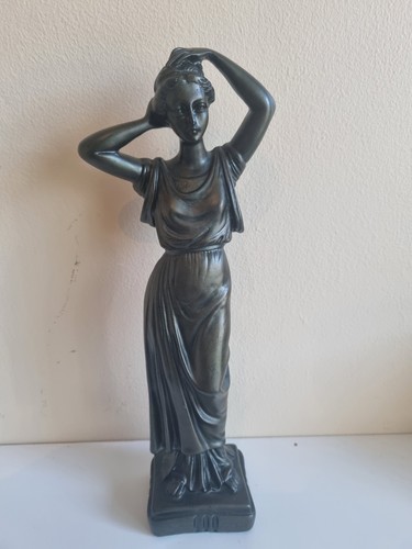 Tanagra greek goodess bronze - greek,
