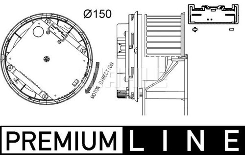 263 000p mahle interior - 263,