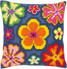 Bright Flowers Printed  Chunky