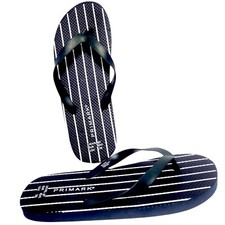 Primark Black Flip Flops White