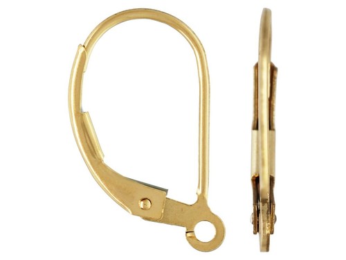 14ct gold continental ear - gold,