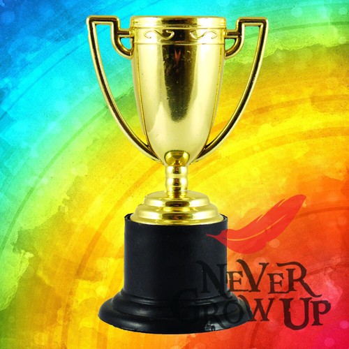 Mini gold silver trophy - mini,