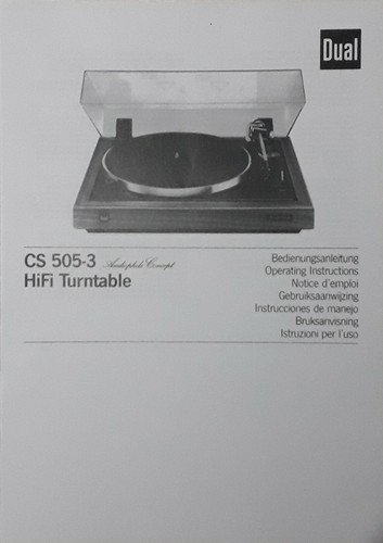 Dual 505 hifi - 505-3, turntable