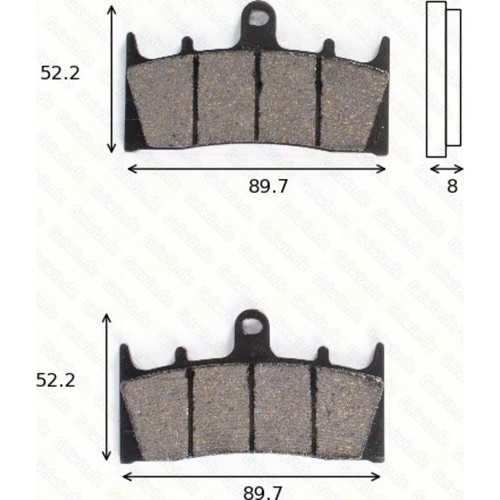 Brake shoes - pads, 659