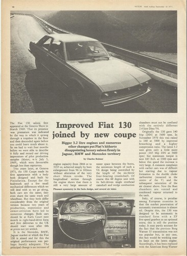 Fiat 130 coupe original - fiat,
