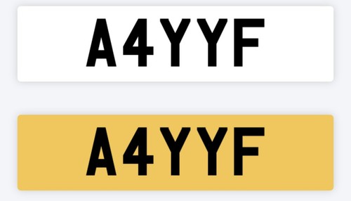 Premium private number plate - premium,