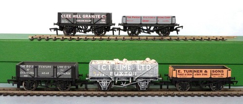 Hornby 3 4 plank wagons - x, 3/4-plank