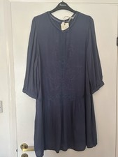 M&S Marks & Spencer Navy Blue Dress/ Top Indigo Collection Size 20