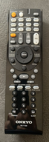 Onkyo 710m remote control - remote,