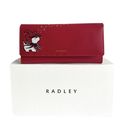 Radley purse red leather large - radley,