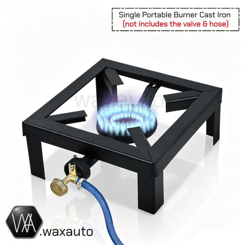 Single portable burner cast - single,