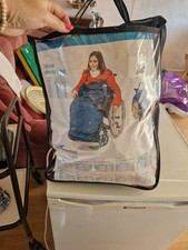 Wheelchair Cosy Fleece Lining Leg Wrap WATERPROOF Toe Outdoor Feet Blanket Cover