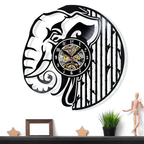 Elephant vinyl record wall - vinyl,