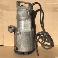 Industrial Submersible Sub Pump marked 110v - Aluminium 18” Tall - Spares Repair
