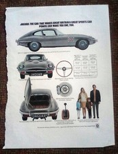 1970 Jaguar XKE 2 + 2 PRINT AD