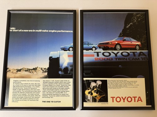 Framed print mk1 toyota mr2 - framed,