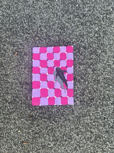 Original aceo art black - aceo,
