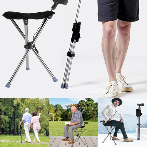 Folding portable walking stick - walking,