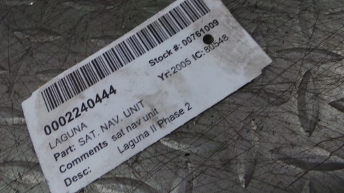 Renault laguna sat nav unit - nav,