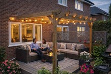 Lean pergola shelter - to,